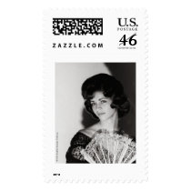 The Lady and Her Fan postage
