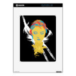 The Lady and the Flower Skin For The iPad