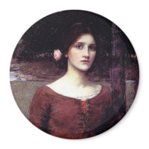 The Lady Clare Refrigerator Magnet