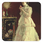 The Lady in Pink, 1867 Stickers