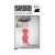 postage, stamps, lady, red, dress, cocktail,