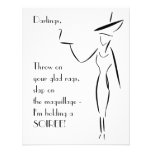 The Lady in the Big Hat #1 invitations
