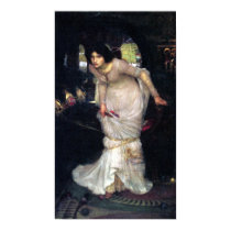 The Lady Of Shalott ~1894~ Poster posters by MyOtherPlanet The Lady Of Shalott ~1894~ Poster posters