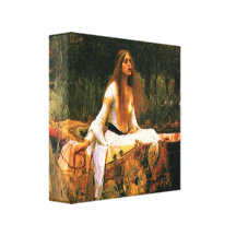 The Lady of Shalott (Detail) JW Waterhouse Stretched Canvas Prints
