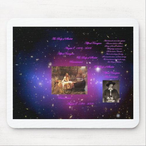 The Lady of Shalott mousepad