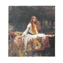 The Lady of Shalott Notepad