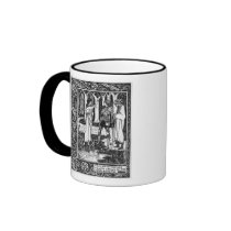 The Lady of the Lake telleth Arthur Coffee Mugs