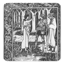 The Lady of the Lake telleth Arthur Sticker