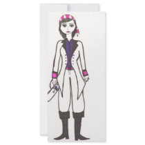 The Lady Pirate Rack Card Template