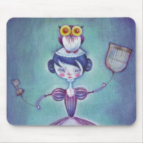 The Lady & The Owl mousepads