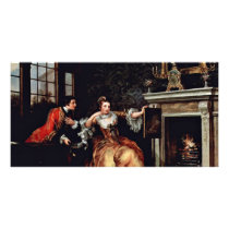 The Lady'S Last Stake.,  By Hogarth, William Photo Greeting Card