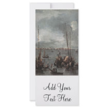 'The Lagoon Looking Toward Murano' Full Color Rack Card