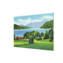 The Lake Whiteface Mt in Distance Canvas Print