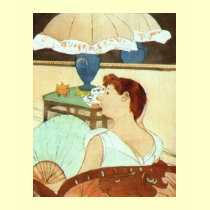 The Lamp, Mary Cassatt Women's Tees t-shirts