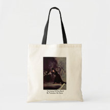 The Lamp Of The Devil By Francisco De Goya Canvas Bag