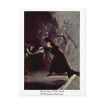The Lamp Of The Devil By Francisco De Goya Post Card