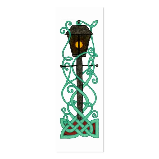 The Lamppost mini-bookmarks Business Card Template (front side)