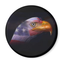 The Land of the Free, Home of the Brave Fridge Magnet