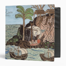 The Landing of Columbus Vinyl Binder