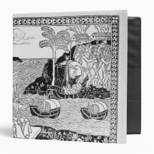 The Landing of Columbus Vinyl Binder