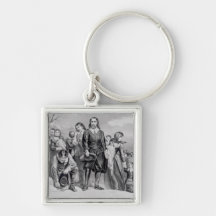 The Landing of the Pilgrims Keychains