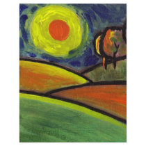 THE LANDSCAPE OIL PASTEL AND ACRYLIC flyers