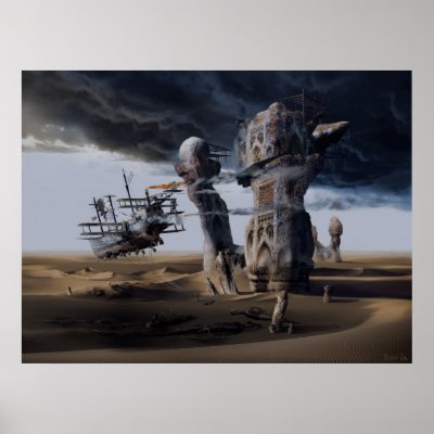 The Langoliers or Inevitable Entropy, framed print by artsgrie