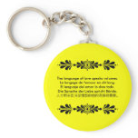 The Language of Love Key Chains