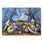 The Large Bathers by Paul Cezanne cards