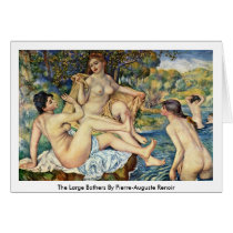 The Large Bathers By Pierre-Auguste Renoir Card