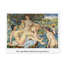 The Large Bathers By Pierre-Auguste Renoir Postcard