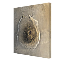 The largest known volcano in the solar system canvas print