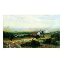 The last Buffalo by Bierstadt posters