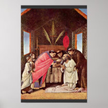 The Last Communion Of St. Jerome By Botticelli Poster