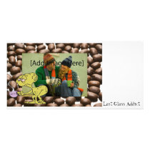 The Last Glass Addict Photo Greeting Card