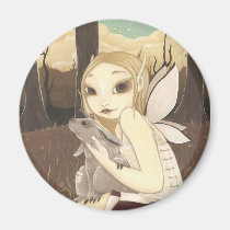 The Last Jackalope - Fairy magnet magnets