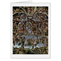 The Last Judgement By Michelangelo Buonarroti Cards