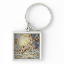 The Last Judgement, ceiling painting Keychain