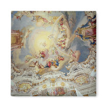 The Last Judgement, ceiling painting Fridge Magnets