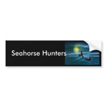 The Last Seahorse bumper stickers by araven The Last Seahorse bumper stickers