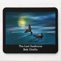 The Last Seahorse mousepads by araven The Last Seahorse mousepads