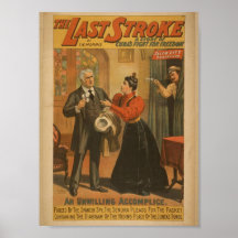 The Last Stroke, 'An Unwilling Accomplice' Vintage Print