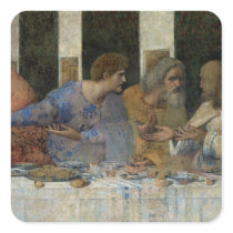 The Last Supper, 1495-97 Square Stickers
