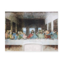 The Last Supper by Da Vinci Postcard by lilanab2 The Last Supper by Da Vinci Postcard