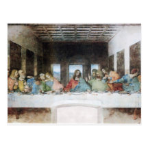 The Last Supper by Da Vinci Postcard