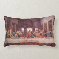 The Last Supper by Leonardo da Vinci throwpillow