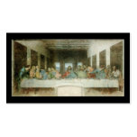 The Last Supper by Leonardo Da Vinci c. 1495-1498 Business Card Templates