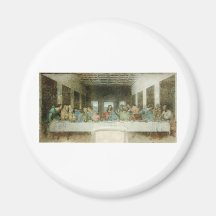 The Last Supper by Leonardo Da Vinci c. 1495-1498 Fridge Magnets