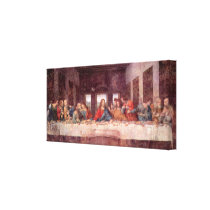 The Last Supper by Leonardo da Vinci Stretched Canvas Prints
