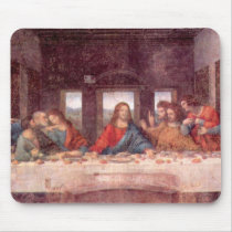 The Last Supper by Leonardo da Vinci Mouse Pads